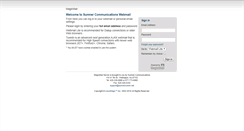 Desktop Screenshot of mail.sumnercomm.net