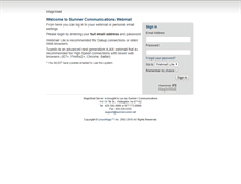 Tablet Screenshot of mail.sumnercomm.net